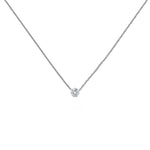 0.50ct - 1.50ct Diamond Solitaire Trinity Pendant Necklace