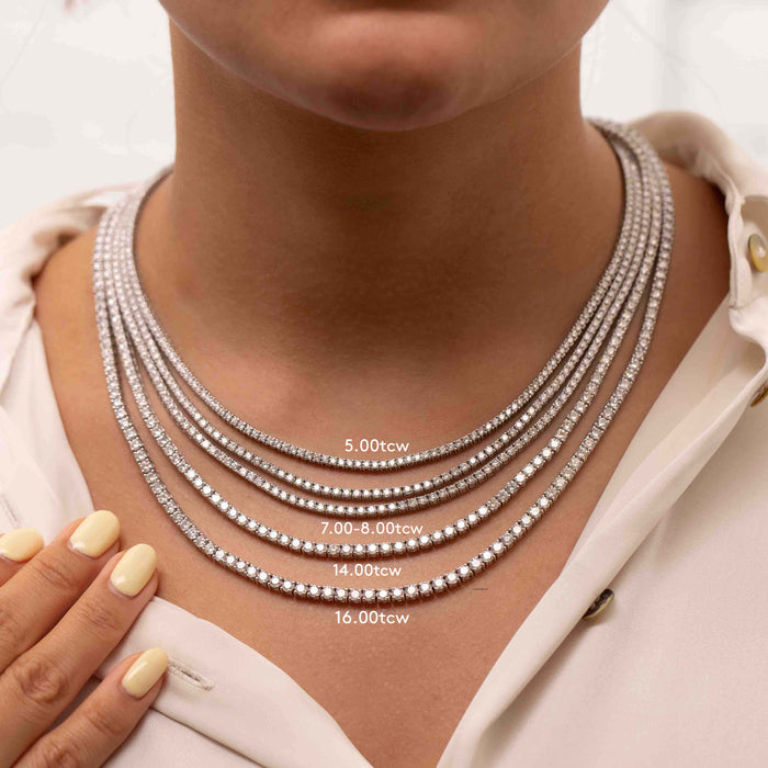 Tribeca Tennis Necklace (5.00tcw - 16.00tcw)
