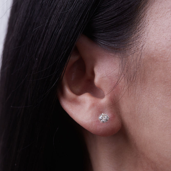 Diamond Stud Trinity Earrings (0.33-5.00tcw)