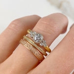 Tiny Full Pavé Diamond Band