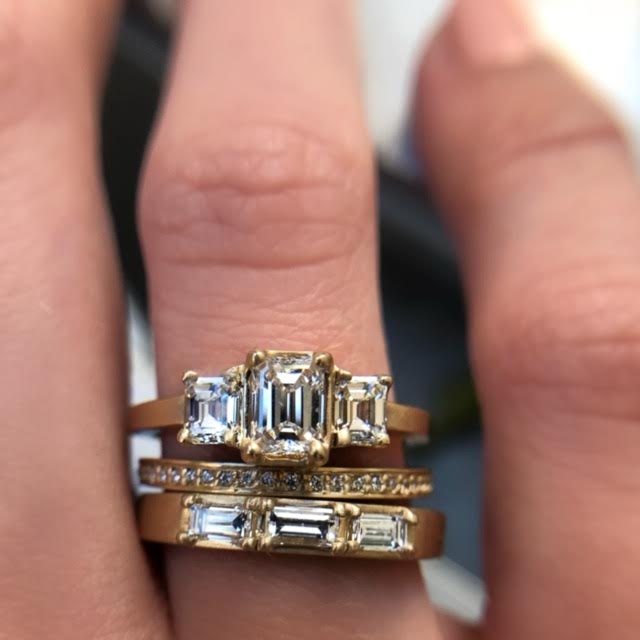Tiny Full Pavé Diamond Band