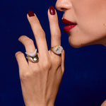 Champagne Diamond Baby Malak Ring