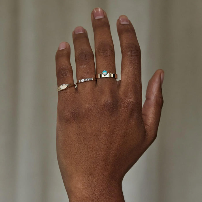 Diamond Pillar Ring