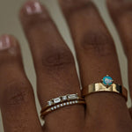 Diamond Pillar Ring