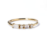 Diamond Pillar Ring