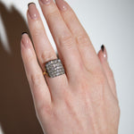 Small Ten Table Diamond Ring