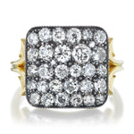 Small Ten Table Diamond Ring