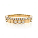 Diamond Panel Ring