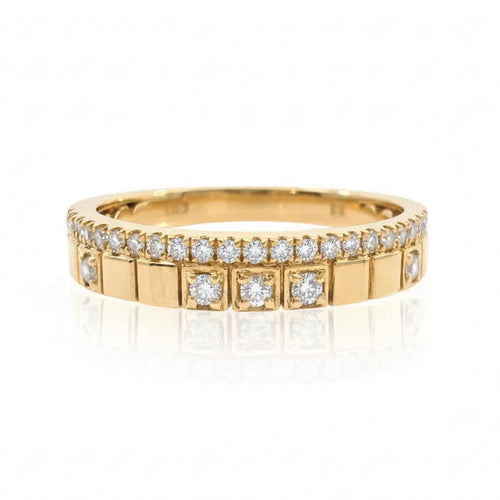 Diamond Panel Ring