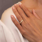 Diamond 4 Row Pave Ring