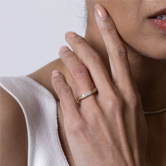 Diamond Narrow Ring
