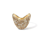 Big ZAHA Pave Mixed Diamond Ring