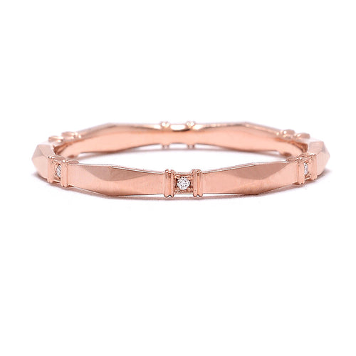 Viola Diamond Wedding Band