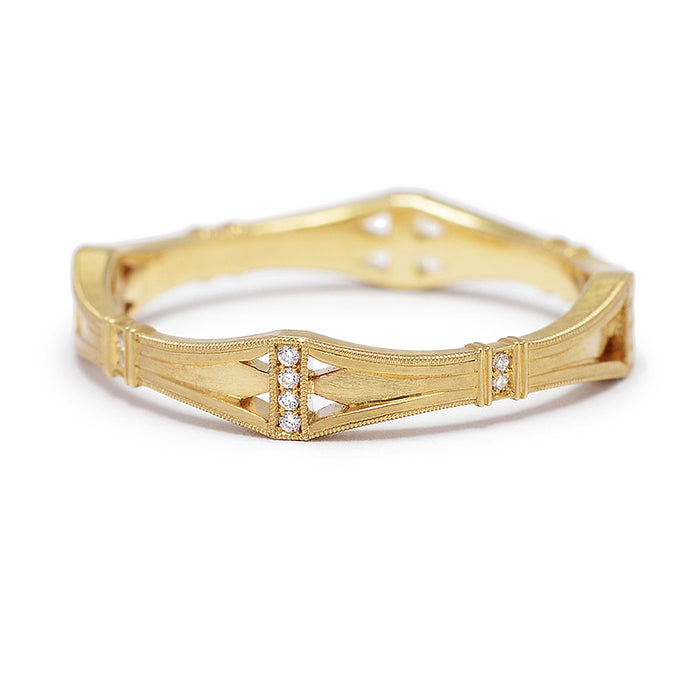 Helena Diamond Wedding Band