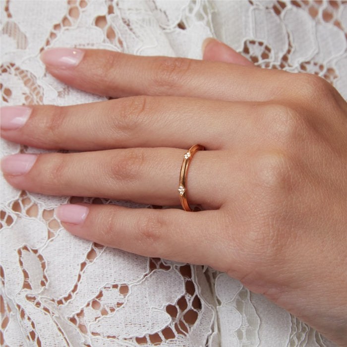 Lily Diamond Wedding Band
