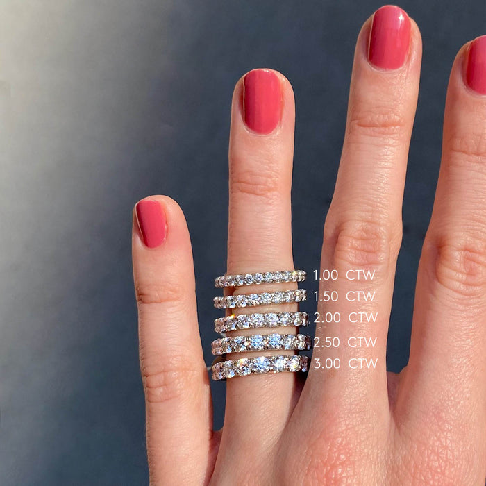Small Jane Diamond Full Eternity Wedding Band