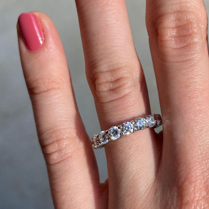 Large Jane Diamond Full Eternity Wedding Band