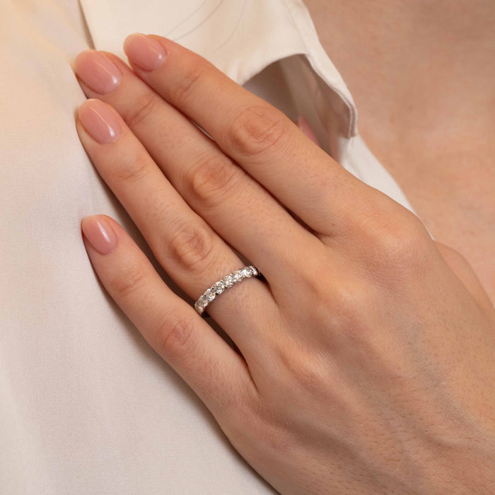 1.03tcw Watts Half Diamond Eternity Band