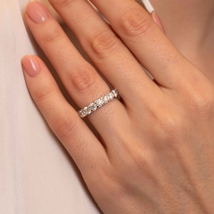 1.52tcw Watts Half Diamond Eternity Band
