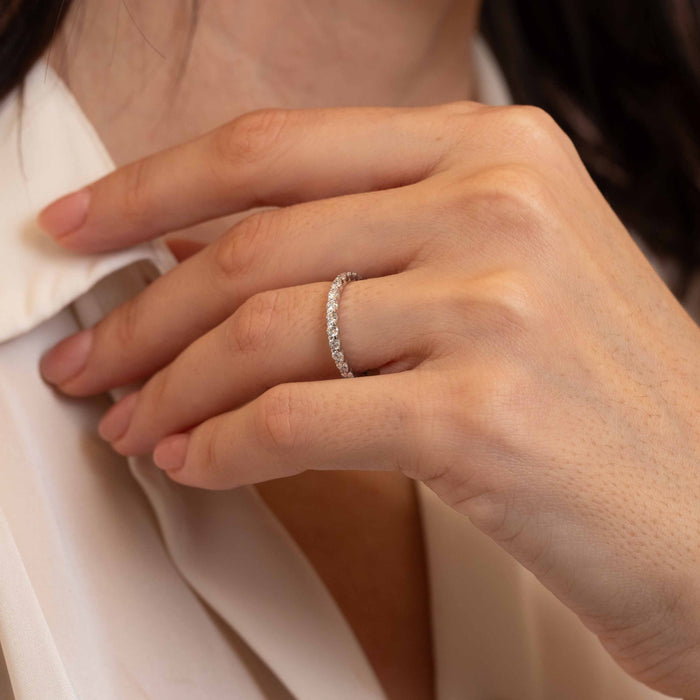 1.02tcw Serena Full Diamond Eternity Band