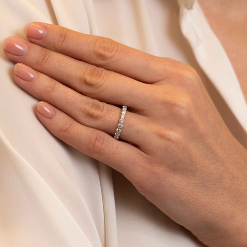 1.53tcw Serena Full Diamond Eternity Band Image 2