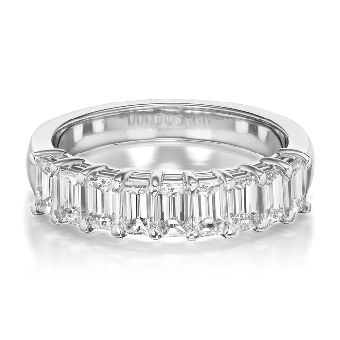 1.70tcw Battery Half Diamond Eternity band