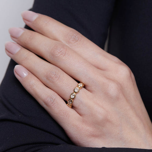 1.51tcw Grove Full Diamond Eternity Wedding Band Image 2
