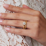 Laurel Diamond Wedding Band