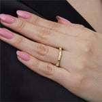 Wide Imogen Diamond Wedding Band