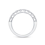 0.99tcw Serena Half Diamond Eternity Band