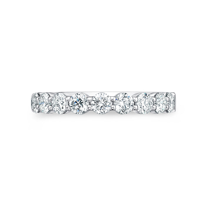 0.99tcw Serena Half Diamond Eternity Band