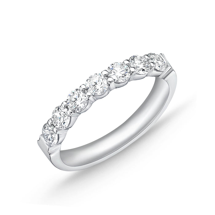 1.01tcw Serena Half Diamond Eternity Band