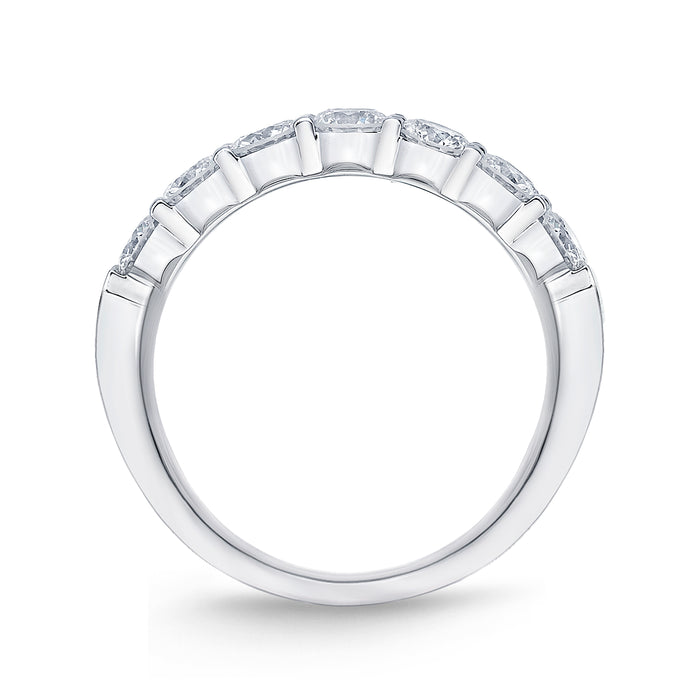 1.01tcw Serena Half Diamond Eternity Band