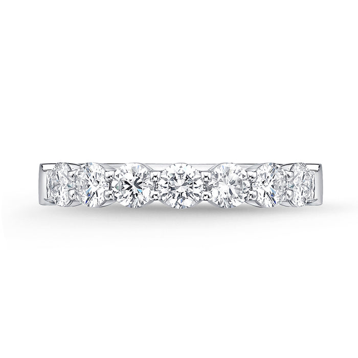 1.01tcw Serena Half Diamond Eternity Band