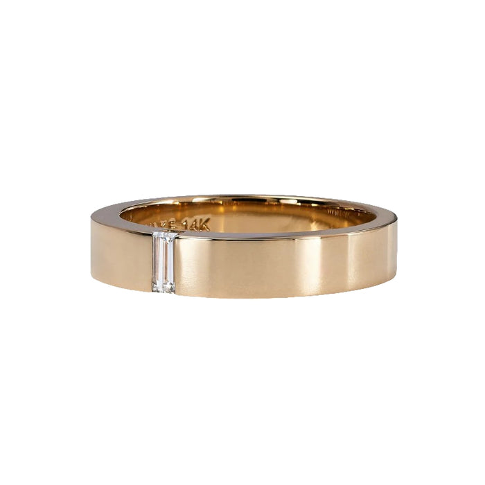 Baguette Split Wedding Band