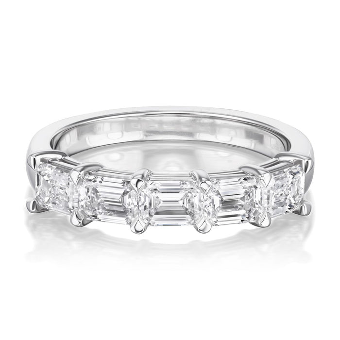 1.51tcw Murray Half Diamond Eternity Band