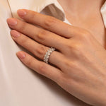 6.48tcw Arden Full Diamond Eternity Wedding Band