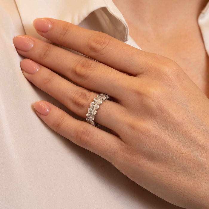 6.48tcw Arden Full Diamond Eternity Wedding Band