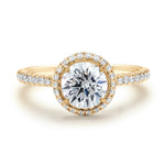 Essex 1.80ct Round Diamond Halo Engagement Ring