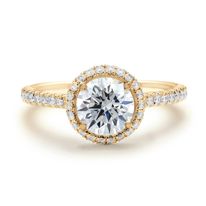 Essex 1.80ct Round Diamond Halo Engagement Ring