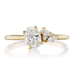 Petite Mulberry 0.70ct Oval Diamond Engagement Ring