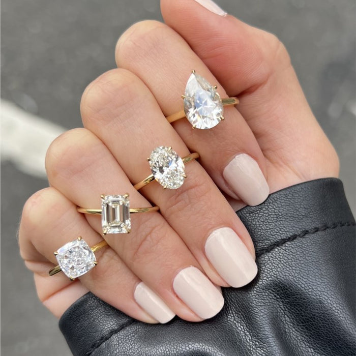 Bedford 3.00ct Zaya Moissanite Engagement Ring