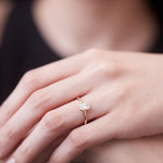 Ludlow 0.70ct Emerald Cut Diamond Engagement Ring