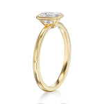 Ludlow 0.70ct Emerald Cut Diamond Engagement Ring