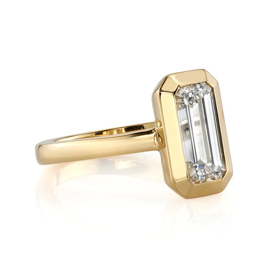 Rae 2.00ct Emerald Cut Diamond Engagement Ring