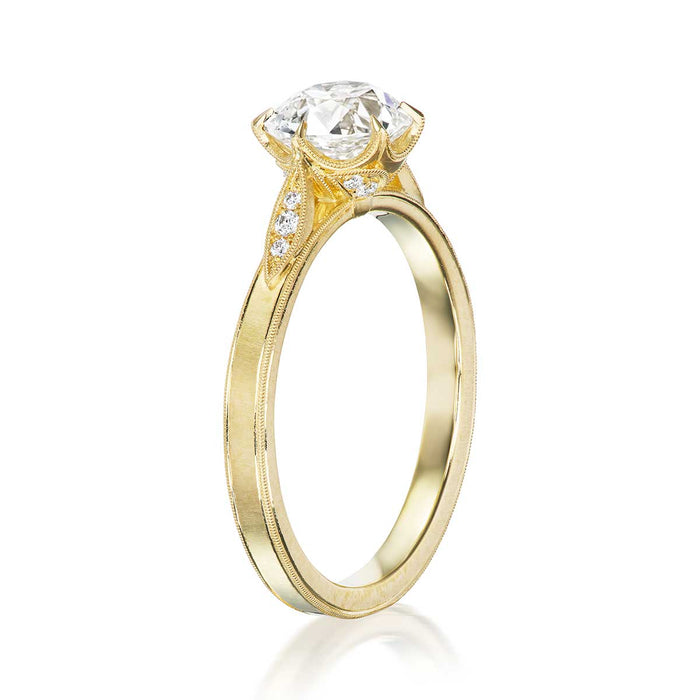 Grace Cathedral 1.14ct Old European Diamond Engagement Ring