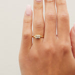 Leah 1.04ct Emerald Cut Diamond Engagement Ring
