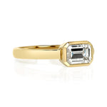 Leah 1.04ct Emerald Cut Diamond Engagement Ring