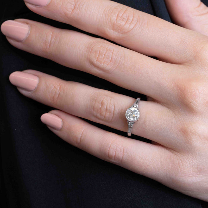 Corinne 1.14ct Old European Cut Diamond Engagement Ring