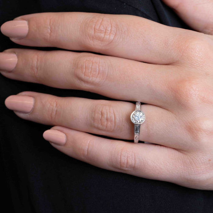 Christina 1.04ct Old European Cut Diamond Engagement Ring